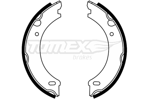 Sada brzdových čelistí TOMEX Brakes